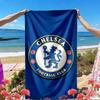 Chelsea F.C Print Beach Towel, Versatile Lightweight Absorbent Beach Towel for Pool Surf Yoga Bathroom, Perfect Birthday Holiday Gift