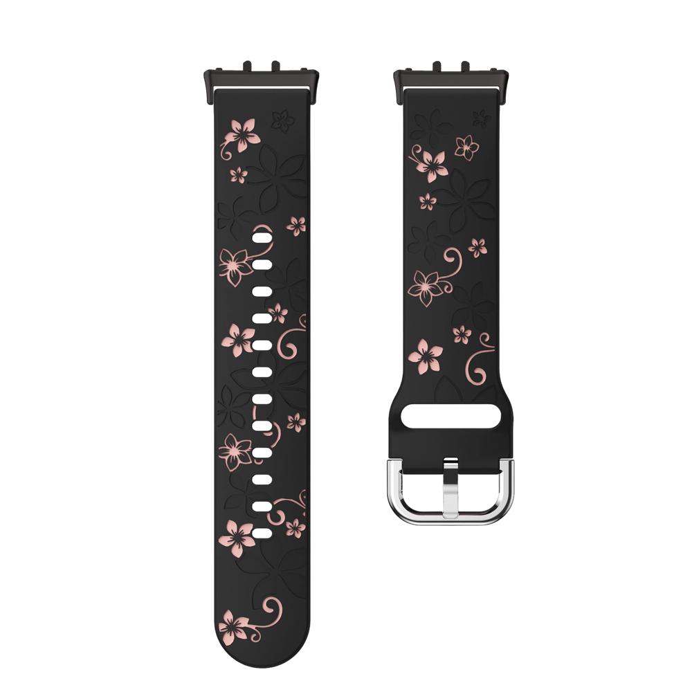 Silikon-Präge-Uhrenarmband für Galaxy Fit3 Wasserdicht und schweißfest Weich und bequem Sport-Uhrenarmband für Galaxy Fit3