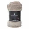 FLANNEL BLANKET 125x150 beige WARM cozy