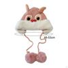 Chinese Hat Warm Gift Cute Soft Skating Skiing Animal Headwear for Kids 68 Years Old Girls