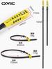 CXWXC Bicycle Wire Earth Yellow Lock, Long, 450mm, 4-Digit Dial, Anti-Theft, Lock, (CX-DL1006)