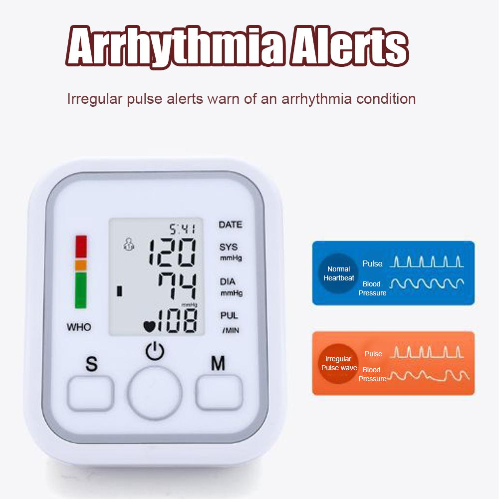 Digitální monitor krevního tlaku Automatický přístroj na monitorování srdečního tepu krevního tlaku s 8.7-12.6
