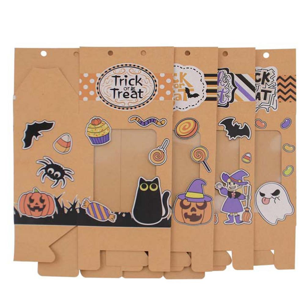 Kraftová papírová krabička Multifunkční balení Dárkové papírové sáčky na sladkosti Skladování dárků