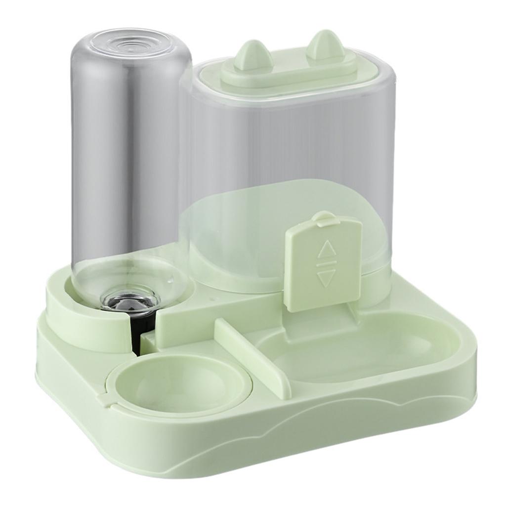 Double Bowl Automatic Pet Bowl Feeder Water Dispenser