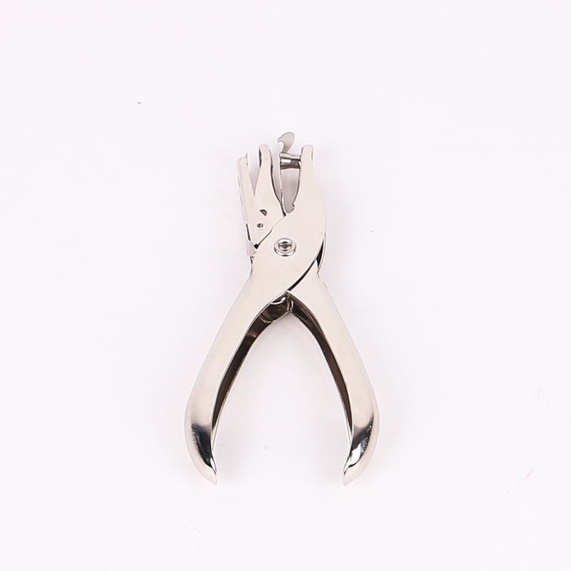 Single Hole Punch for A4 Paper - Rubber Coated, Manual Use for Students, Office, Home