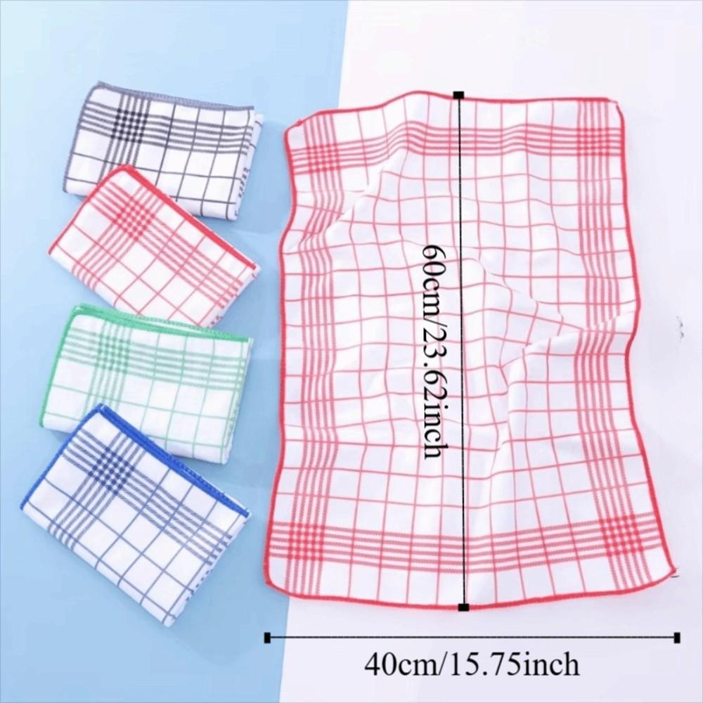 6 Pieces Absorbent Dishcloth Large Tea Towel Durable Washcloth  Tableware