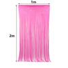 Multi-Color Glow in the Dark Fringe Curtain Fluorescent Macaron Streamers Curtain Photo Booth Backdrop Neon Birthday Party Decor