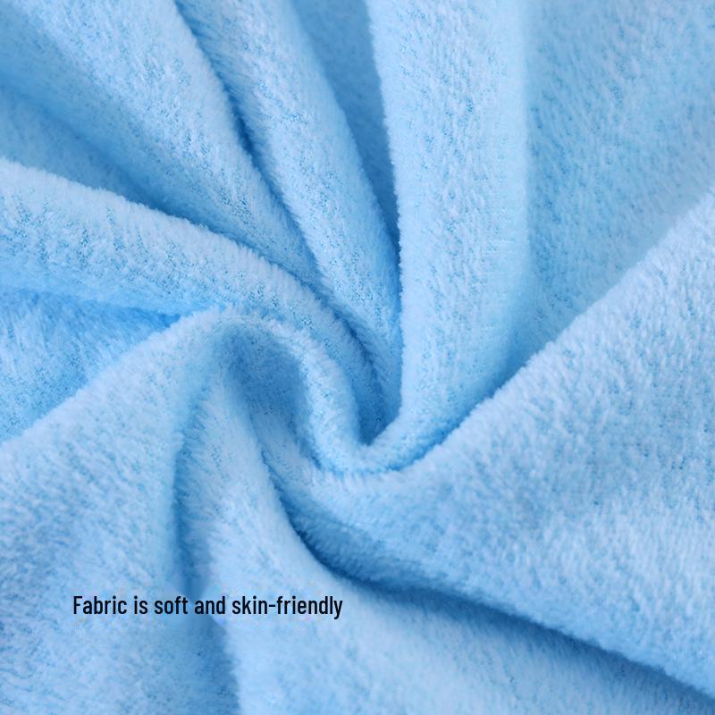 Absorbent Non-Linting Coral Fleece Gift Towel with Waist Seal Packaging