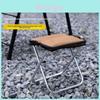 Outdoor Folding Camping Stool With Aluminum Alloy Frame For Travel And Bbq Activities