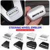 Car Steering Wheel Emblem Sticker Interior Badge Decoration for Mercedes Benz W166 W206 W177 W176 W211 W212 W213 GLA GLC