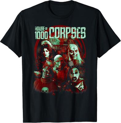 Γραφικό T-shirt Εμπνευσμένο από το House of 1000 Corpses με Μοναδικούς Χαρακτήρες