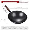 Vintage Nitrided Cast Iron Wok: Rust-resistant, non-stick, well-seasoned stir-fry pan for gas stoves, ideal for home cooking.
