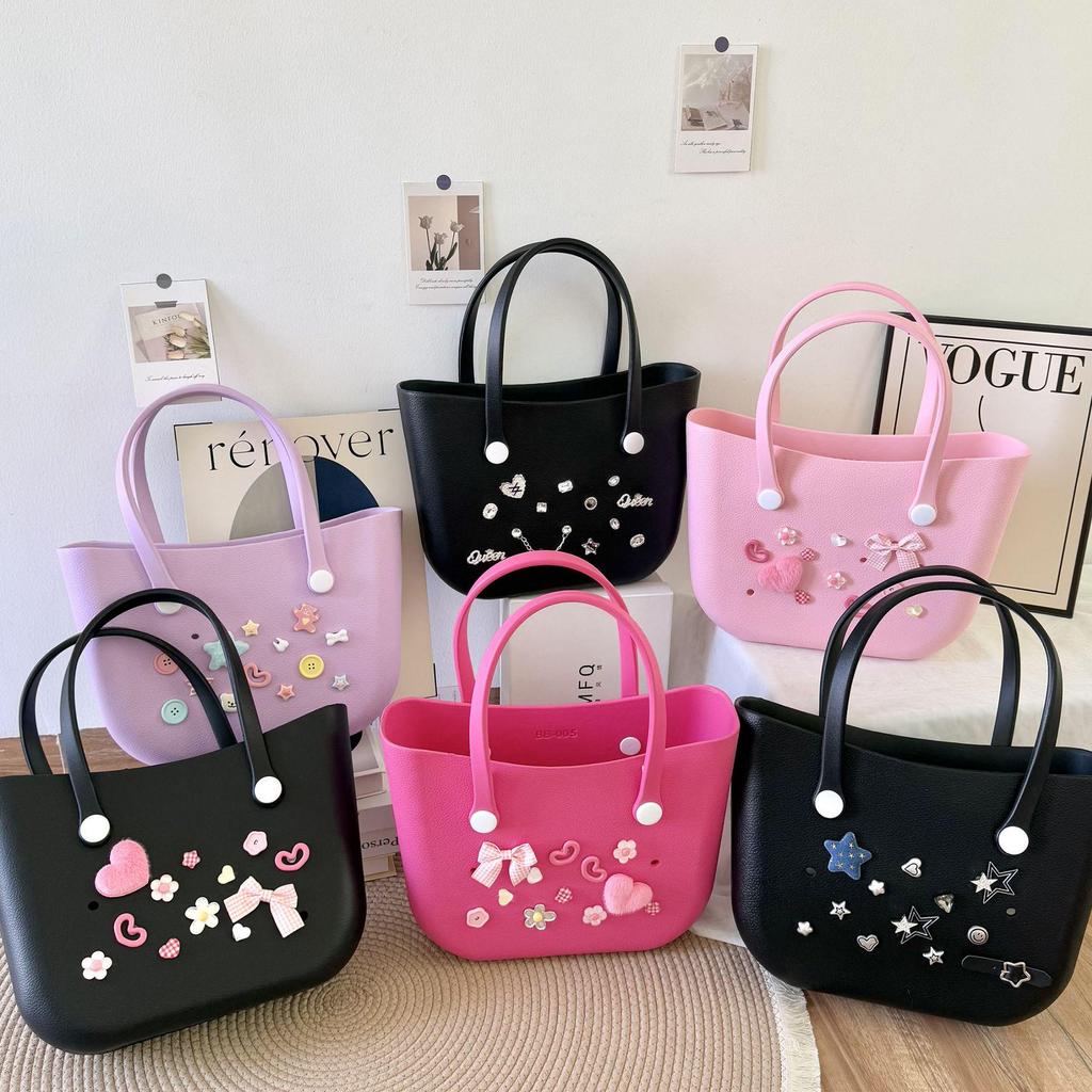 EVA Beach Handbag: Large Capacity DIY Travel Tote