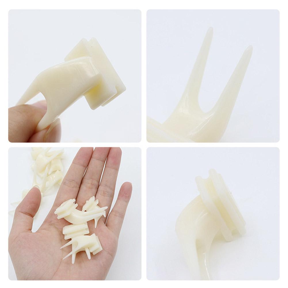 1Pc Fruit Fork Parrot Pet Bird Plastic Food Holder Feeding On Cage for Hamster Rat 2 Size Fruit Fork Parrot Fruit Fork