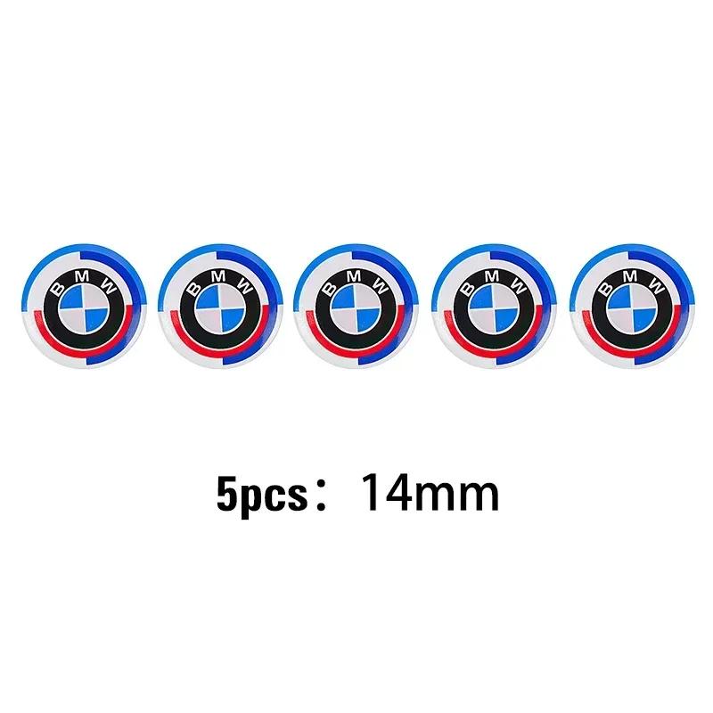 BAGH3 Car Sticker Car Key Shell Badge Sticker 3D Aluminum Auto Key Remote Fob Decals For BMW E46 E90 E60 F30 F10 E39 E36 F20 G30 G20 E