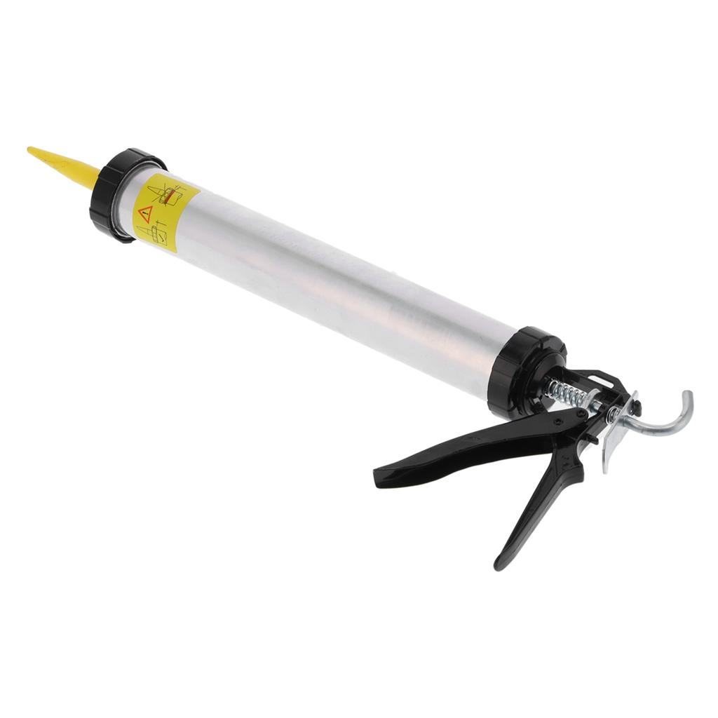 Caulking Gun Aluminum Alloy Cylindrical Lever Type Manual Sealant Glue Filling Tool 15703