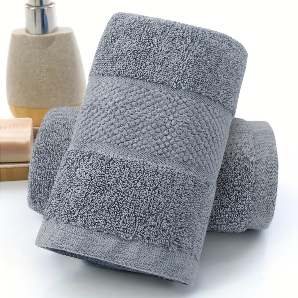 100% Pure Cotton Bath Towel, Soft and Absorbent Multi-Purpose High-Quality Quick-Dry Bathroom Towel