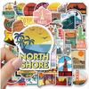 Pack of 50 (Travel) Waterproof Vinyl Travel Stickers, Suitcases Stickers for Luggage Skateboard Guitar Laptop