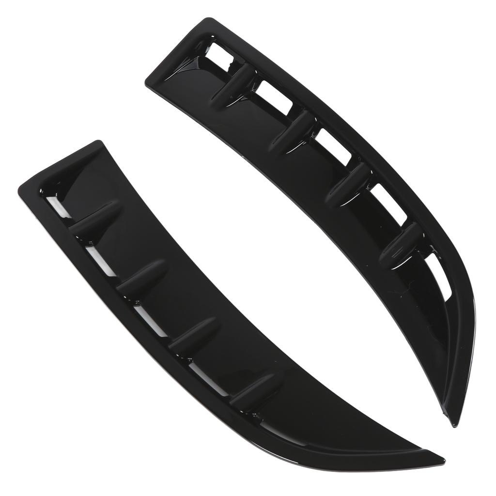 Front Bumper Spoiler Canard Glossy Black Replacement for Mercedes Benz CLA C118 X118 AMGLine 2020+