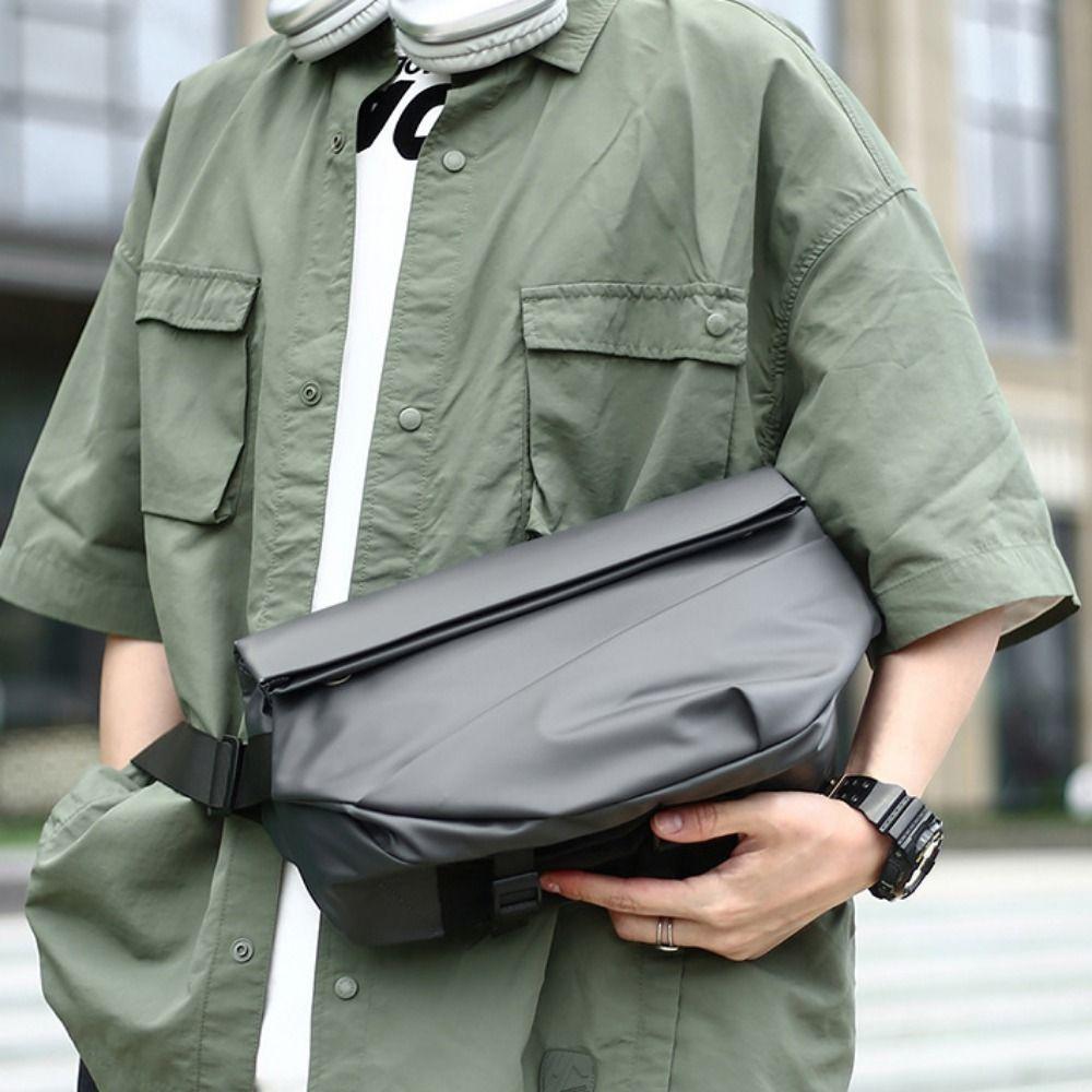 Waterproof Oxford Cloth Bag Men Korean Crossbody Bag Simple Shoulder Bag  Male
