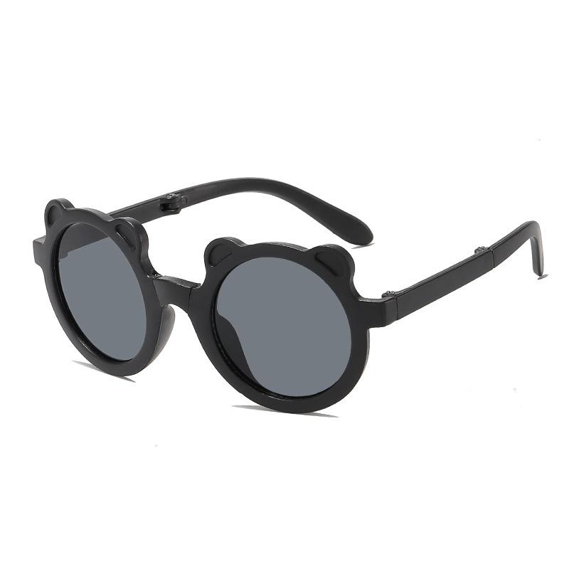 Nové skládací dětské sluneční brýle módní medvídkové sluneční brýle pro chlapce a dívky dětské roztomilé brýle sluneční clona UV ochrana