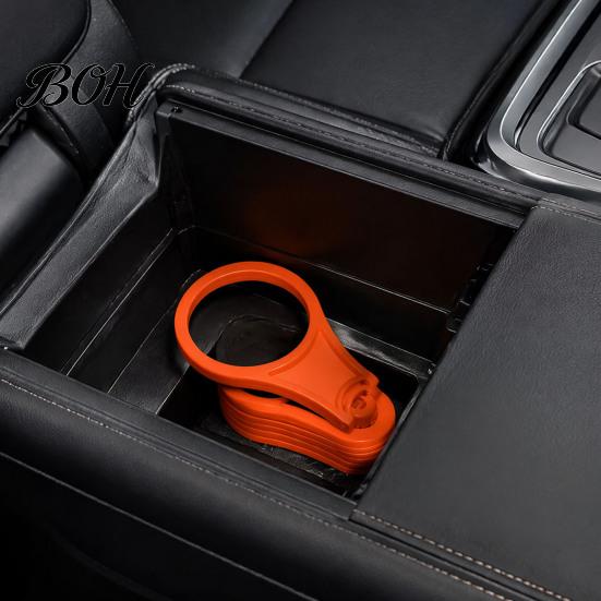 Sturdy Drink Caddy for 6 Cups 6-Cup Carrier with Handle, Foldable Space Saving Cup Caddy, Portable Coffee Holder Reusable PP Tray Delivery Outdoor