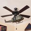 Helicopter Hanging Display Set, Ceiling Mount Attachment for Aviation Themed Study, Bedroom or Hobby Room Decors