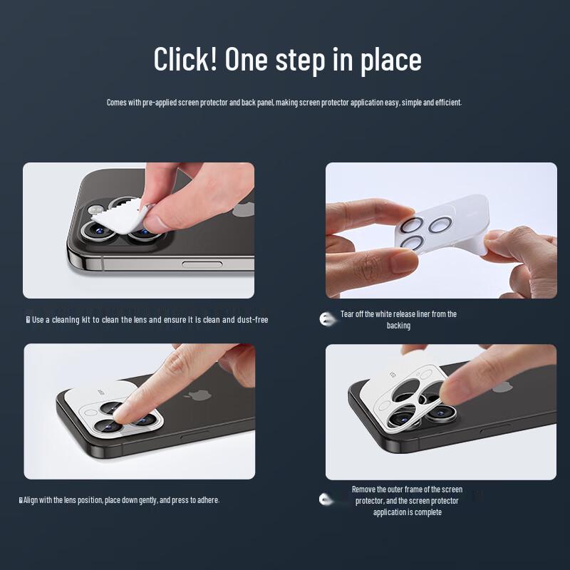 ESR iPhone 15 Pro/Pro Max Kameraschutz