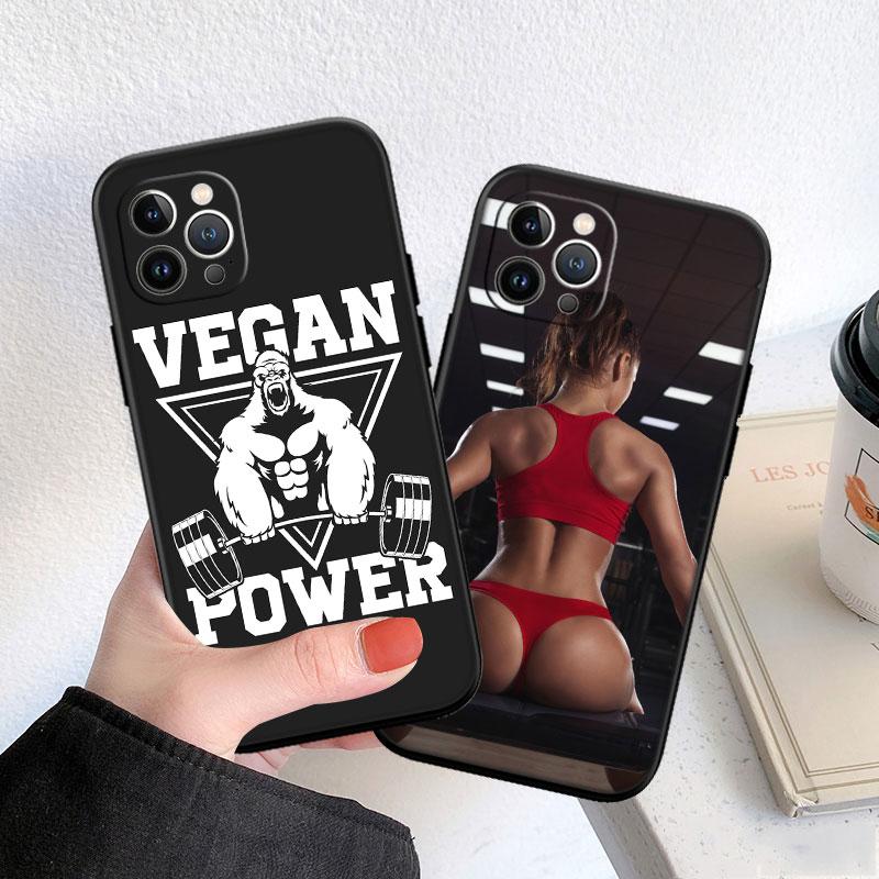 CJ20 Bodybuilding Gym Fitness Girl Soft Shell Phone Case for OPPO A3 Pro A72 A74 A76 A77 A77S A78 A79 A94 A95 A18 A40M A58