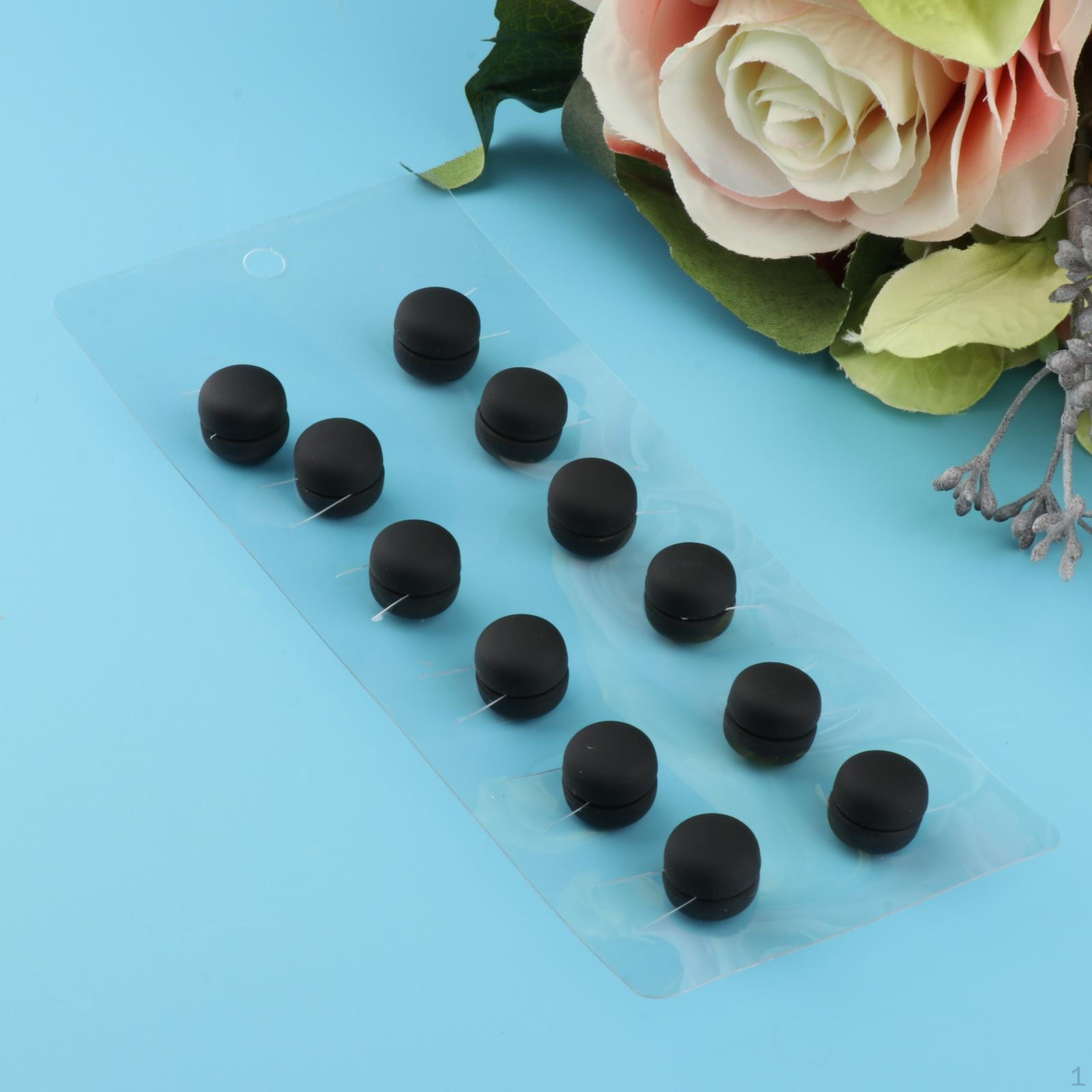 

12 Металевих Магнітних Брошок-Шпильок Набір Декорація для Мусульманського Головного Убору, Міцний Матеріал чорний