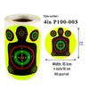 4" Fluorescent Blossom Compound Bow Target Paper for Competition Practice
