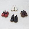 PU Leather 1/4 BJD Shoes Black Brown Casual Wearing Doll Leather Shoes Trendy Cute Handmade Doll Boots Doll Accessories
