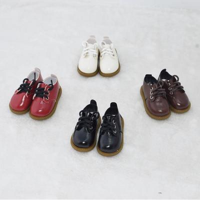 PU Leather 1/4 BJD Shoes Black Brown Casual Wearing Doll Leather Shoes Trendy Cute Handmade Doll Boots Doll Accessories