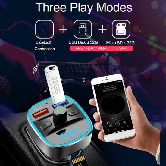 

T25S Автомобильный MP3-плеер с поддержкой U-диска, TF-карта, универсальная