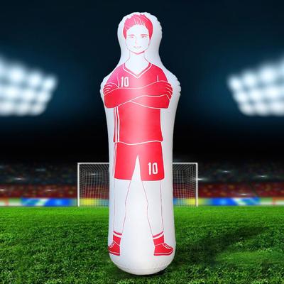 Aufblasbarer Fußball-Dummy Torwart Fußball-Dummy Verteidiger Trainings-Mannequin Fußball-Übungs-Tumbler für Heimtraining