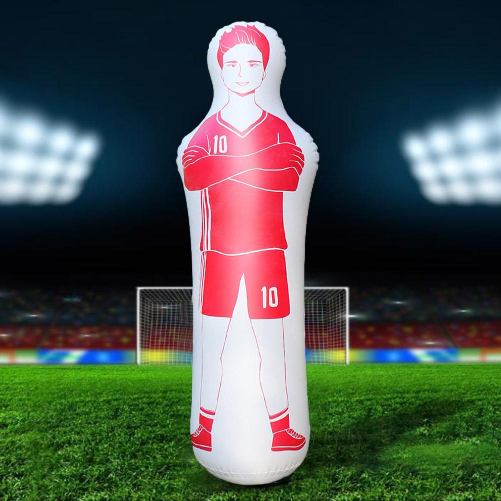 Aufblasbarer Fußball-Dummy Torwart Fußball-Dummy Verteidiger Trainings-Mannequin Fußball-Übungs-Tumbler für Heimtraining