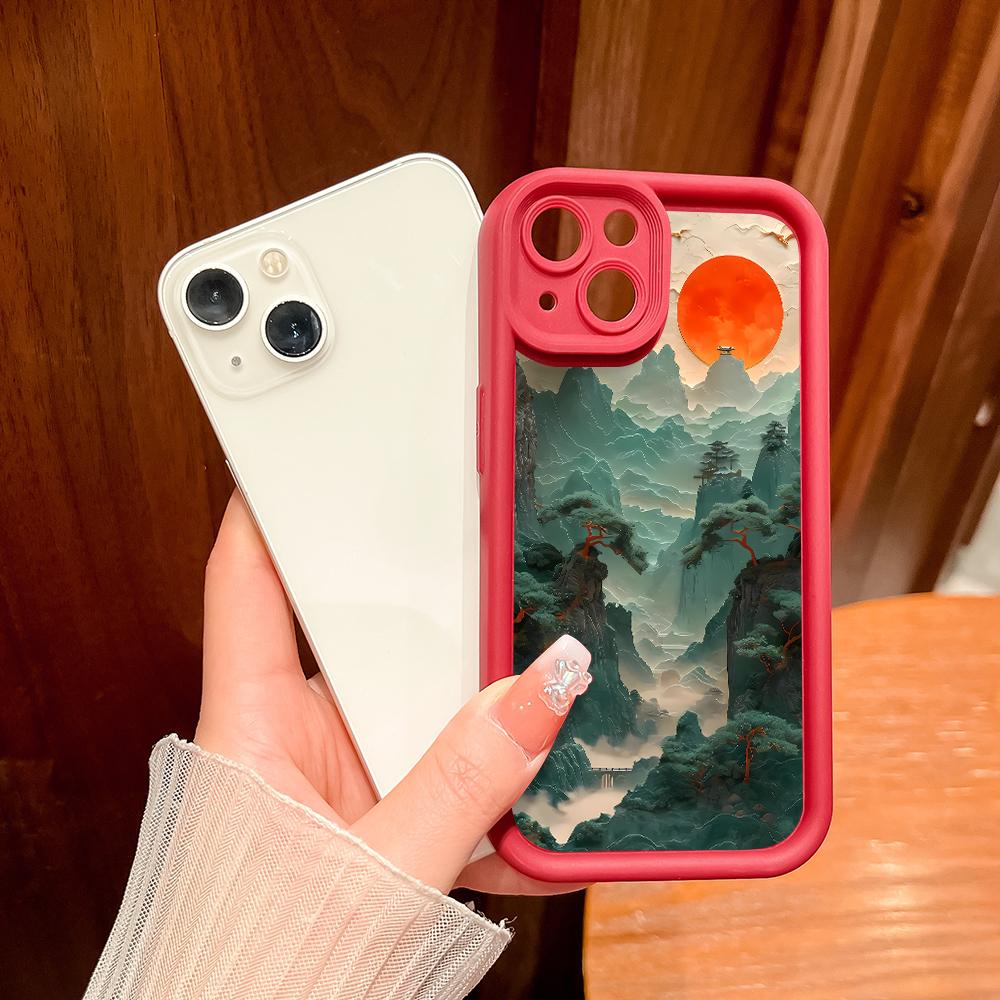 Soft Silicone Phone Casing Full Cover Camera Shockproof Protection Case for Huawei Honor Infinix Tecno iPhone Motorola Google