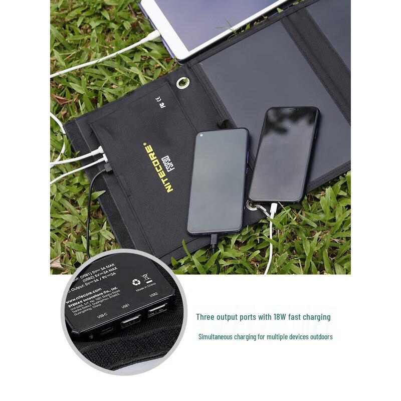 NITECORE Portable Outdoor Solar Charging Panels