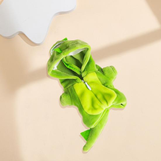 17cm Dolls Clothes Dinosaur Hooded Jumpsuit Multi-Color Plush Home Wear Set Cartoon Doll Outfit for Creative Play And Social Sharing