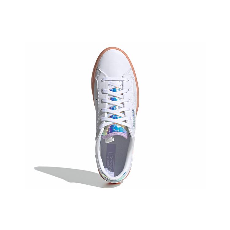 Adidas Eleganckie damskie FW3718 'White Coral Iridescent'