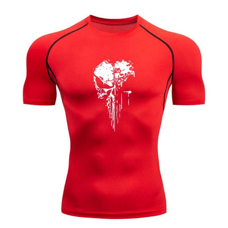 Men's Compression Workout T-Shirt Quick Dry Breathable Athle