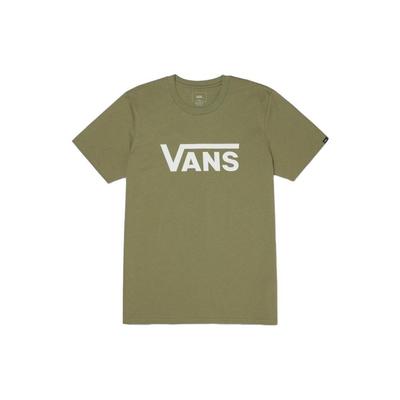 Vans T-shirt à Manches Courtes Décontracté à Col Rond avec Imprimé Logo Classique Unisexe Vert VN0A4MM6TD8