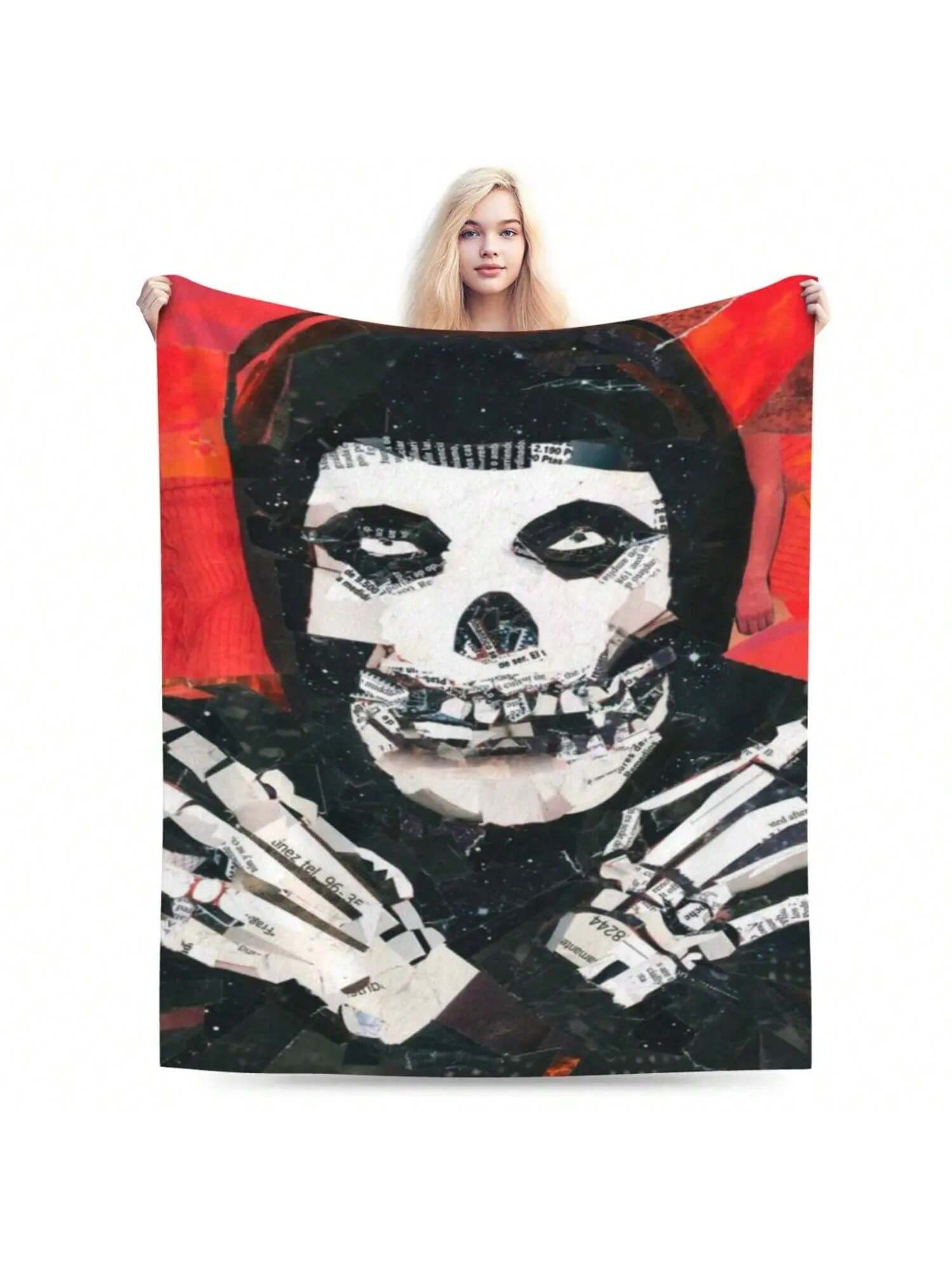 Misfits 1 Collage An Ultra-Soft Micro Fleece Blanket 75X95CM серый