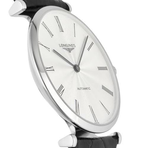 LONGINES Men's LA GRANDE CLASSIQUE L4.908.4.71.2 Automatic Watch, Water Resistant, Sapphire Crystal, Silver Dial, Stainless Steel