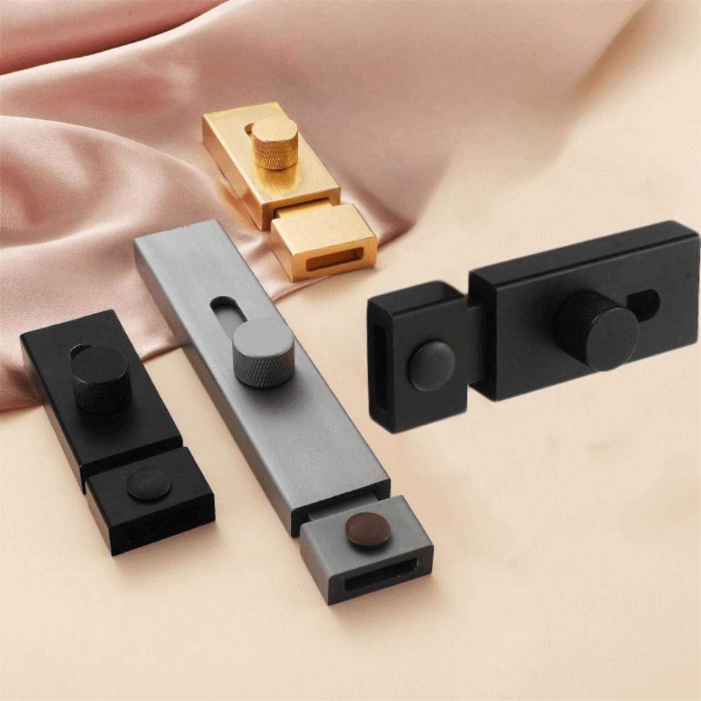 aluminum alloy Door Buckle Hasp Anti-theft Door Window Latch Creative Sliding Door Hasps Lock