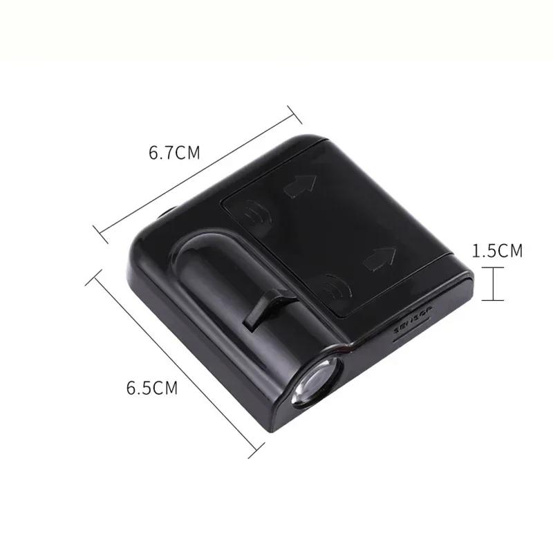2025 Hot 2PCS Car Welcome Light Door Logo Lamp For Volkswagen Golf MK4 MK6 MK7 Jetta Touareg Beetle Passat Polo Tiguan SR36 Acce