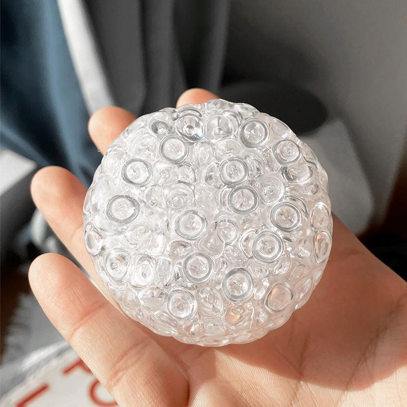 Eiswürfel Squishy Bälle Super Weich Knet-Fidget-Spielzeug Langsamer Rückprall Sensorisches Stressabbau Anti-Angst-Spielzeug Für Erwachsene Partygeschenk