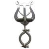 Lyre pour carnet soundman - mgxl01061 - lyre lyra porte-partitions pavillon pour clarinette (r) (nickele)