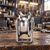 Stainless Steel Sliding Roller Grooved with Metal Bracket Smooth Rolling Door