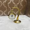 Brass Table Clock Handmade Desk Décor Home Office Decor Table Top Birthday Wedding Anniversary Christmas Gift for Him Her